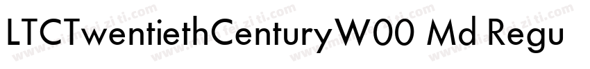 LTCTwentiethCenturyW00 Md Regular字体转换